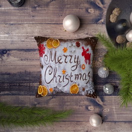 Aberto Design Funda de Cojín NYXMAS114 Multicolor